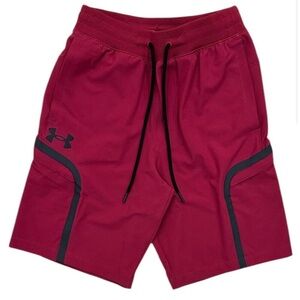 Under Armour Men's Sportstyle Elite Stretchy Cargo Shorts Burgundy men M